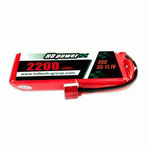 HD Power 2200mah 35c 3S 11.1V Lithium Battery