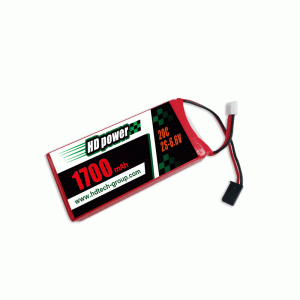 Batterie LiFe HD POWER 1700mAh 20C 2S 6.6V pour récepteur et émetteur