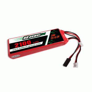 ETOP POWER 2100mAh (A) 20C 2SS 6.6V LiFe batterie pour récepteur et émetteur