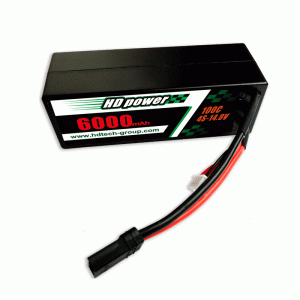 HD Power 8000mah 50c 2S 7,4v hard shell RC car Battery